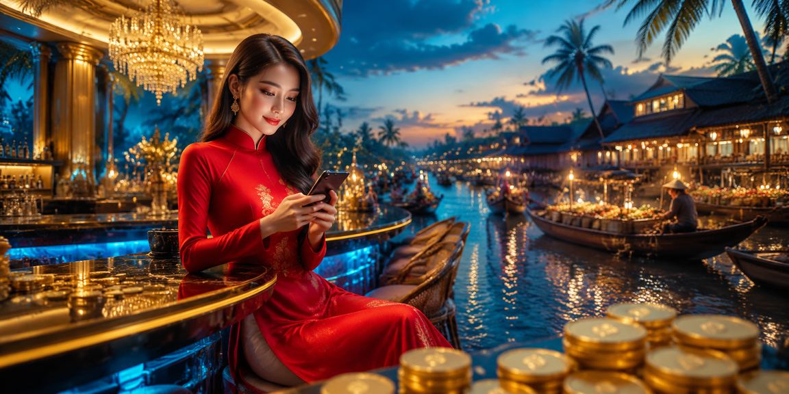 Người phụ nữ mặc áo dài tham gia baccarat tại Cần Thơ