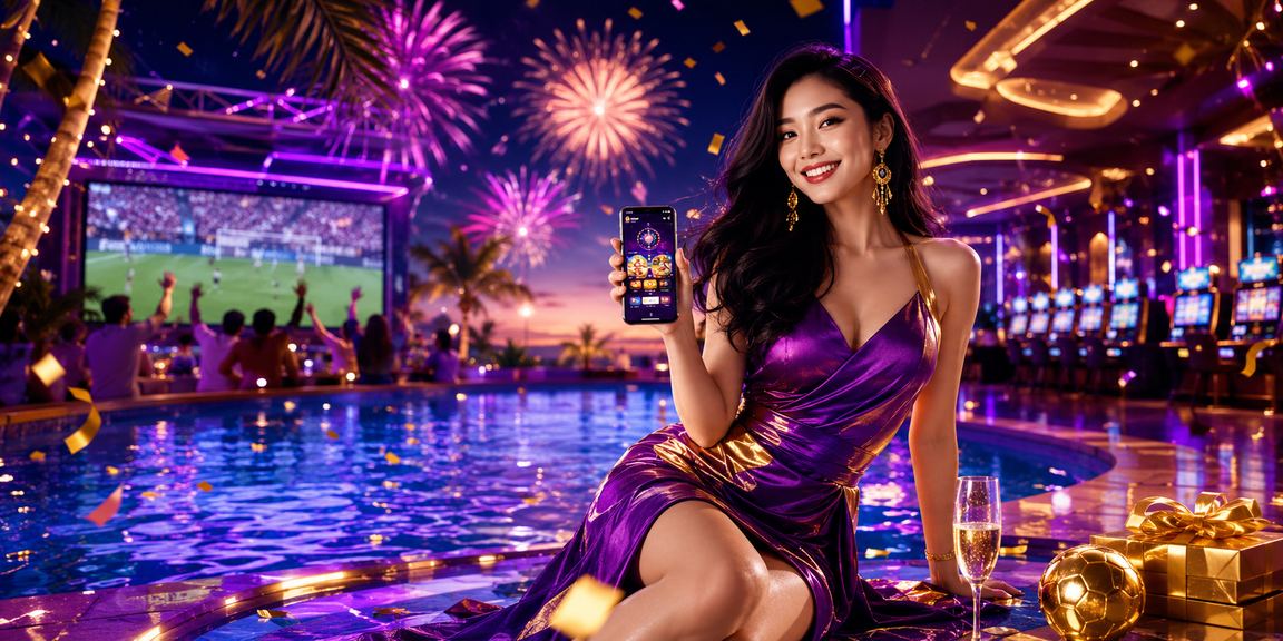 Giao diện ứng dụng casino neon tại Hà Nội